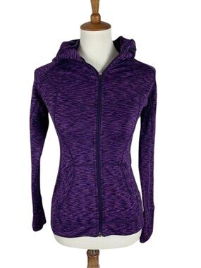 Athleta Purple Hooded Zip Up Athletic Jacket Womens Size XS